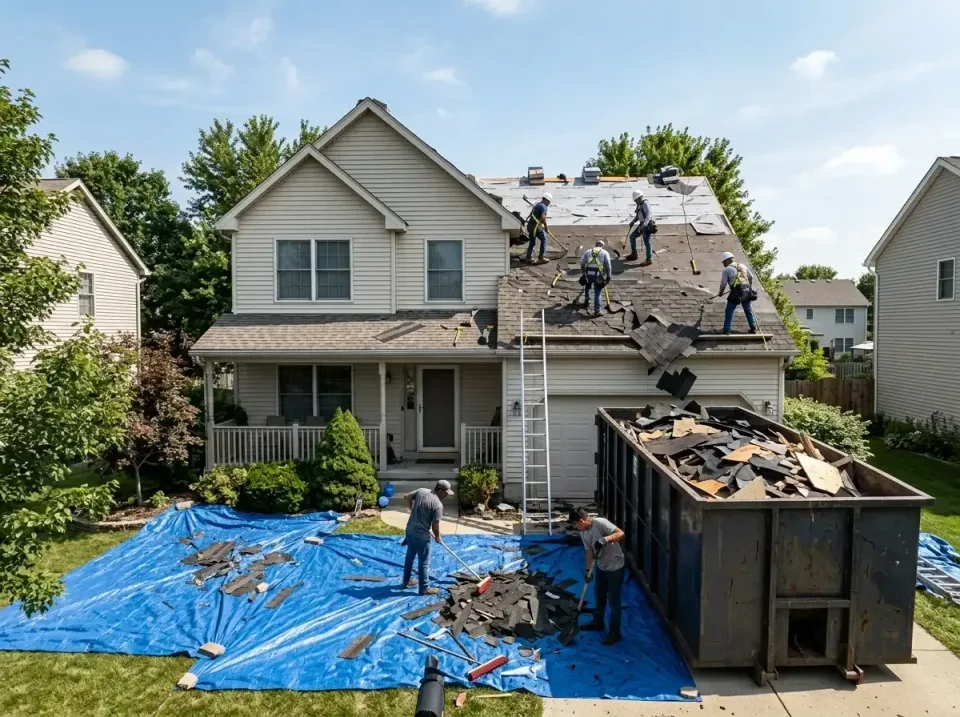 roof-replacement-debris-remova-004 — frequently asked questions, Cheapest Dumpster Rentals in Kimberly, ID